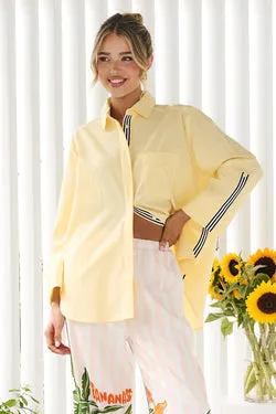 Aria Shirt - Lemon - SALE