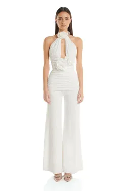 Leontina Pantsuit | White