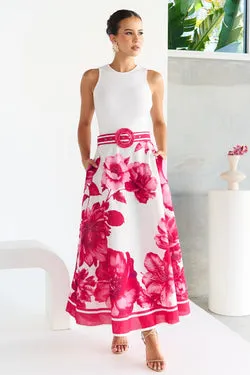 Lucia Maxi Skirt - Ruby - SALE