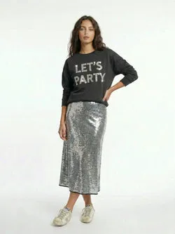 Luna Skirt - Gunmetal