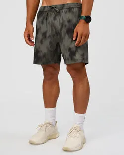 Rep 7" Performance Short - Camo Washed Walnut Grey