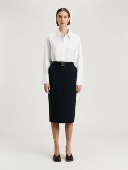 STRETCH SUITING PENCIL SKIRT