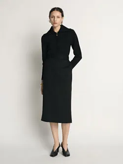 Wool Pencil Skirt