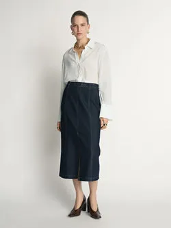 Denim Pencil Skirt