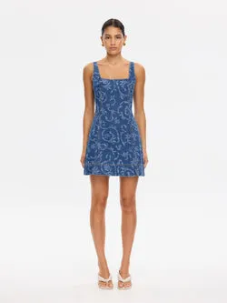 Oriana Denim Mini Dress