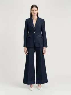 DARK INDIGO DENIM BLAZER