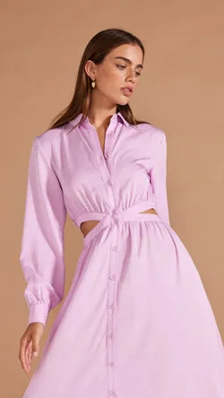 Maia Cut Out Shirt Dress - Final Sale