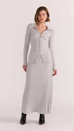 Marlow Rib Knit Midi Skirt