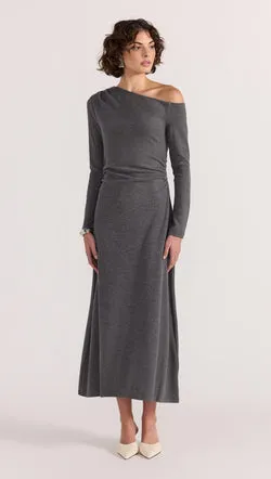 Mason Midi Dress - Charcoal
