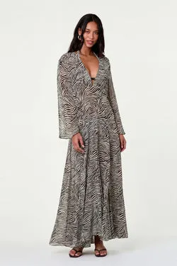 MARELLA DRESS - GRAPHIC ZEBRA