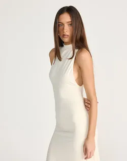 Oren Maxi Dress (Oat)