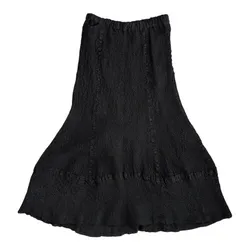 (2) ISSEY MIYAKE HAAT CRUMPLED MAXI SKIRT