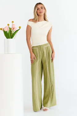 Scenic Pant - Olive - SALE