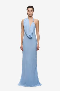 THE CASCADA DRAPED DRESS