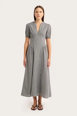 Marsala Dress - Noir Gingham