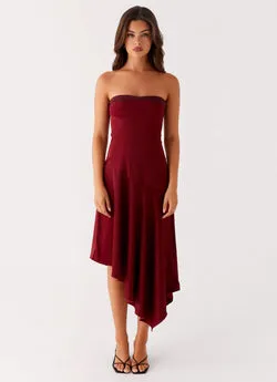 Matisse Midi Dress - Red