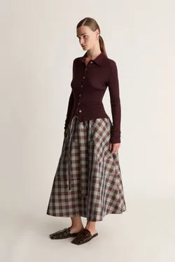 Maya Ribbed Cardigan