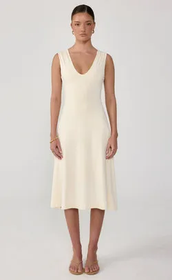 Milene Midi Dress (Oat)