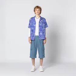 MID SUMMER BLUE HAWAIIAN SHIRT