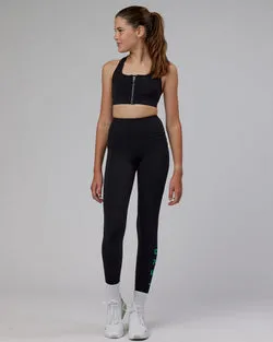 Rep 7/8 Length Tight - Black-Hyper Teal