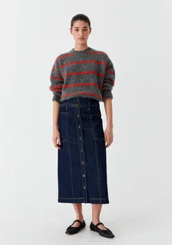 Tyler Denim Skirt_Indigo