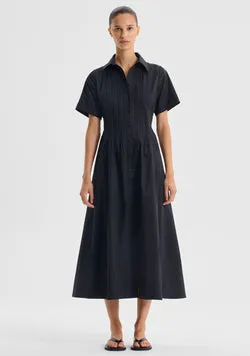 Arabella Shirt Dress_Black