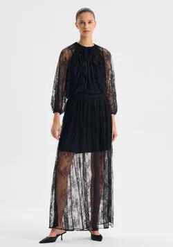 Bijoux Lace Skirt_Black