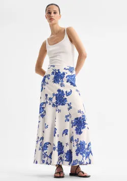 Bonita Linen Skirt_Print