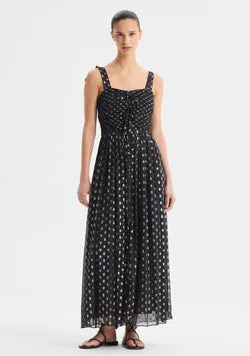 Cecile Bow Dress_Black