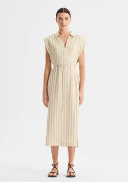 Cybil Linen Dress_Stripe