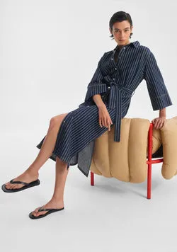 Wyatt Denim Dress_Stripe