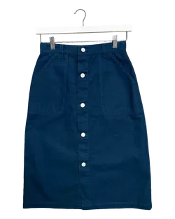 Size 8 | Handsom Canvas A-line Skirt New With Tags