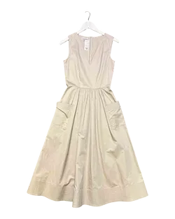 Size S | Co Sleeveless Trapunto Hem Dress