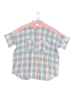 Size XS | Barry Made Plaid Oversized Shirt