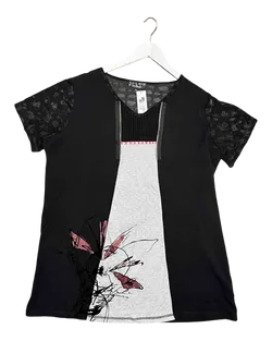 Size 16 | Black Plum Tee Mini Dress