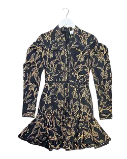 Size 6 | Acler Embroidered Cotton Mini Dress NWT