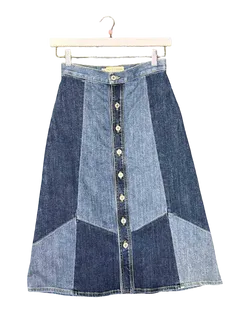 Size XS | Nili Lotan High-Waisted Denim Skirt