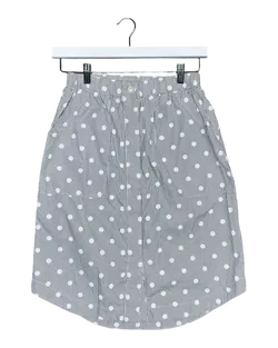 Size XS | Kloke Cotton Pinstripe Midi Skirt