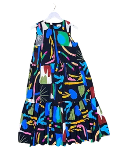 Size 6 | Gorman Cotton Tiered Midi Dress