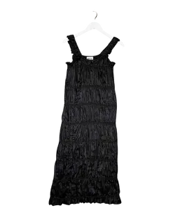 Size M | Nice Martin Linen Tiered Midi Dress