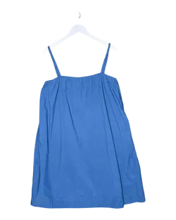 Size L | COS Blue Cotton Mini Dress