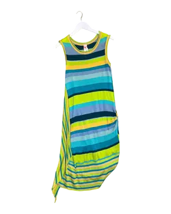 Size 12 (L) | Fool Cotton Knit Asym Maxi Dress