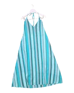 Size 10 (M) | Jac & Jack Cotton Backless Stripe Dress