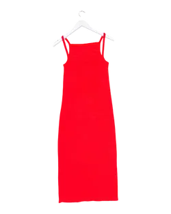 Size XXS | Alpha60 Red Bodycon Midi Dress