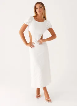 Myley Midi Dress - White
