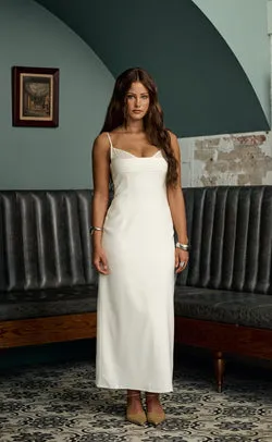 Charmed Midi Dress (Cream)