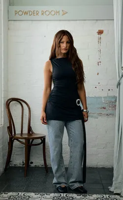 Non Stop Mini Dress (Black)