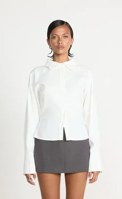 Rosalinda Mini Skirt (Textured Slate)