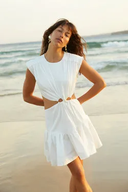 Solstice Cut Out Ring Mini Dress