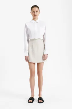 RYNN LINEN MINI SKIRT